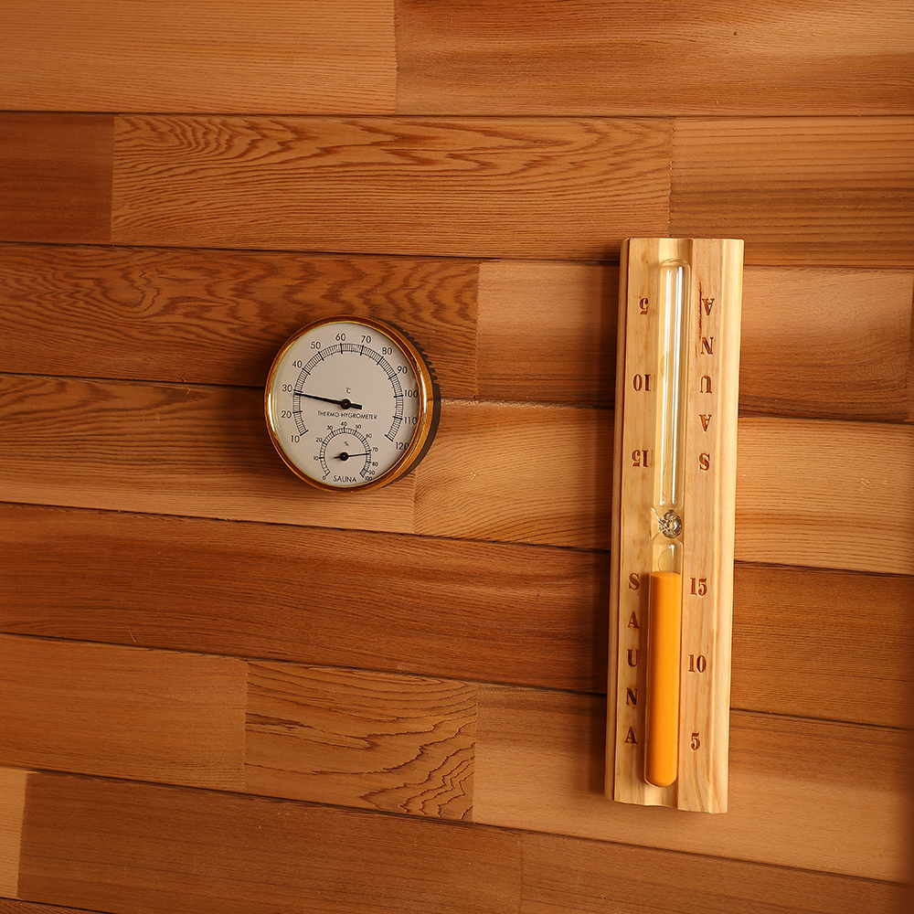 Aussensauna Panorama Zedernholz **Package DEAL**